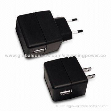 5W Wall-mounted K-Series (USB Inlet) Universal Switching Adapters with Fixed AC Plugs (Up to 5W)